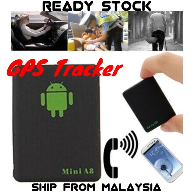 GSM/GPRS/GPS Tracker Tracking Global Locator A8 Mini Realtime Vehicle Bike Car
