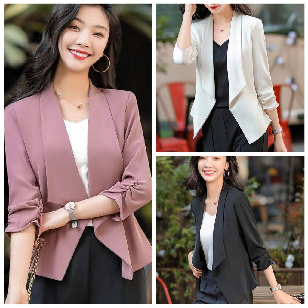 Áo Khoác Vest Thời Trang Thanh Lịch Cho Nữ