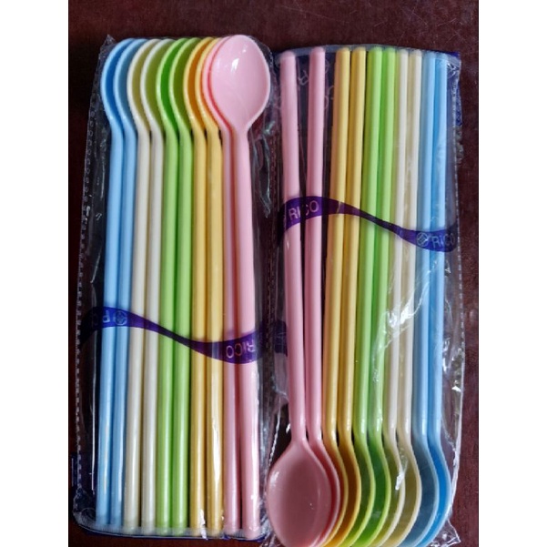 SET 20 CÁI - 50 CÁI - 100 CÁI MUỖNG KHOÁY SINH TỐ NHIỀU MÀU
