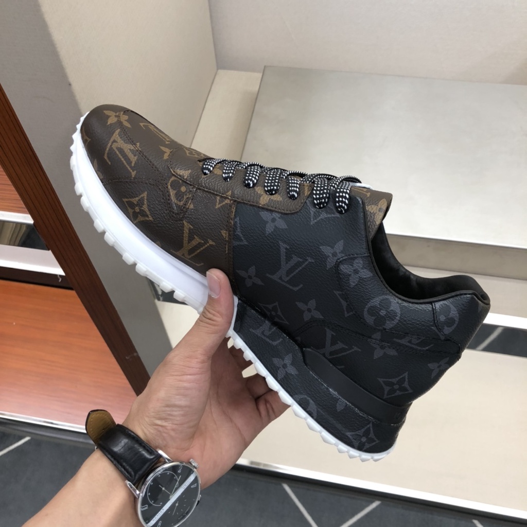 Giày thể thao nam da thật thời trang cao cấp Louis Vuitton LV phong cách cá tính, thời thượng