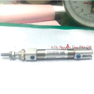 Xy lanh nhỏ tròn đuôi chẻ smc đường kính 10 , 16