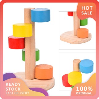 Thang Leo Bằng Gỗ Nhiều Màu Cho Chuột Hamster