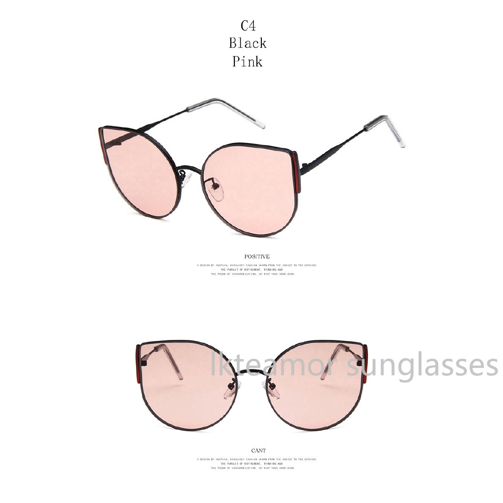 Kính mát mắt mèo nữ oversize chống tia UV400