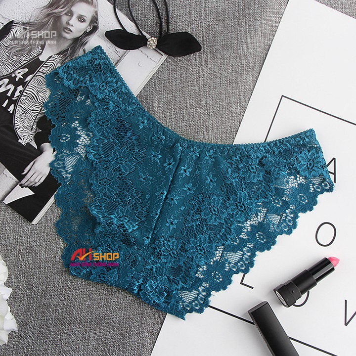 Quần lọt khe nữ ren ôm mông sexy, quần chip siêu mỏng freesize xì lip gợi cảm