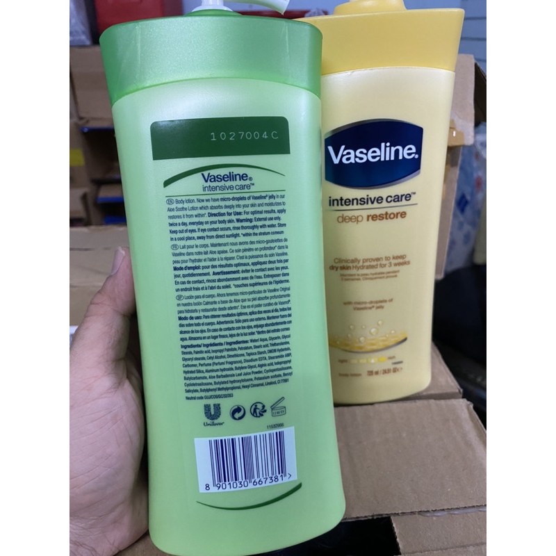 [ Date 2024 ] Sữa Dưỡng Thể Vaseline 725ml Hàng Chuẩn Giá Tốt