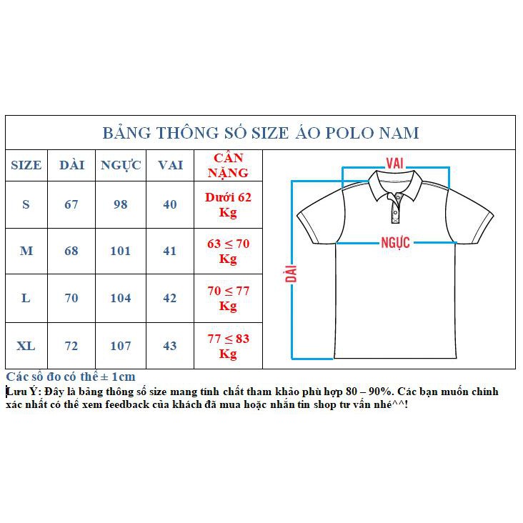 [Xả hàng] Áo thun POLO cổ trụ nam - vải cá sấu 4 chiều siêu đẹp | BigBuy360 - bigbuy360.vn