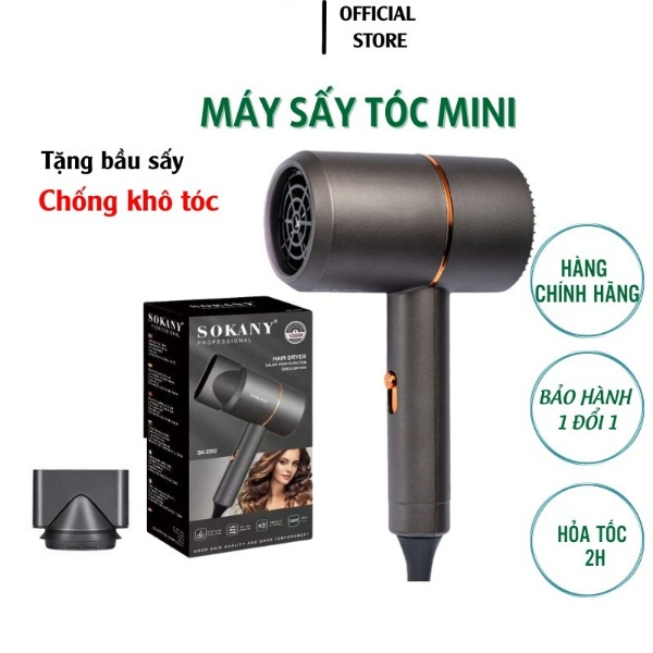 Máy sấy tóc, tạo kiểu tóc SOKANY , công suất lớn phù hợp cho cả gia đình và salon tóc - Bảo hành 12 tháng