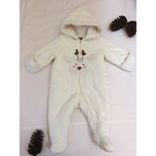 Body suit phao lông ấm cho bé 2hand