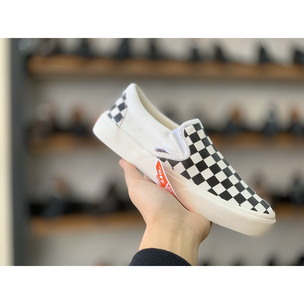 ✅ xả kho✅Giày van caro nam nữ, giày lười vải slip on chất liệu canvas dày dặn thoáng khí fuil box bill