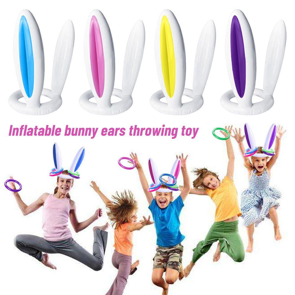 Bộ Trò Chơi Trang Trí Tiệc Hình Thỏ Bơm Hơi Độc Đáo