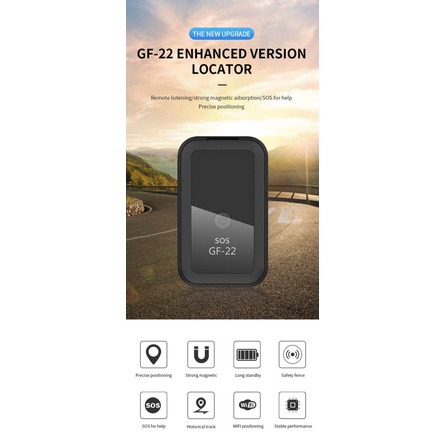 GF-22 Theo Dõi GPS Đa Chức Năng Theo Dõi Chống Mất Chống Trộm Định Vị GPS Định Vị Toàn Cầu