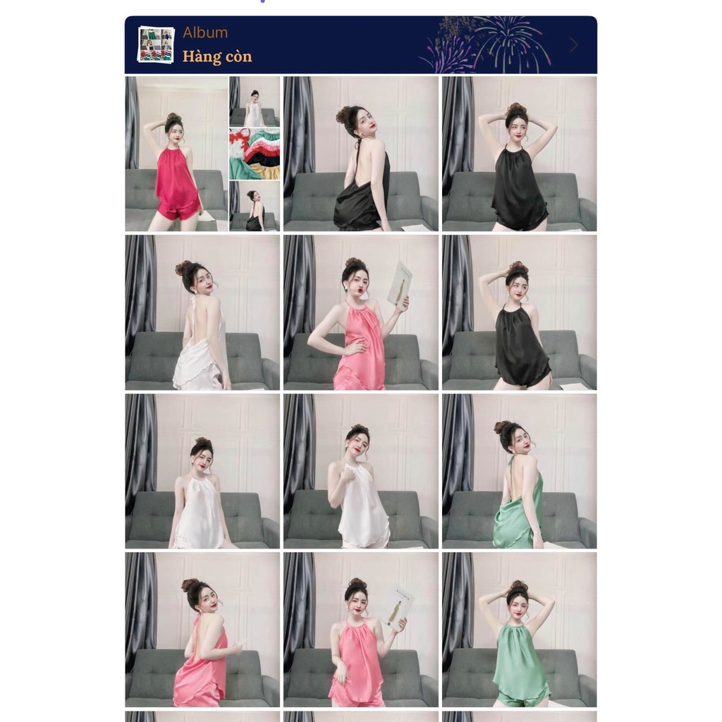 Đồ ngủ Sexy Nữ, Set Yếm Ngủ chất Latin mềm mịn quyến rũ free size dưới 58Kg | BigBuy360 - bigbuy360.vn