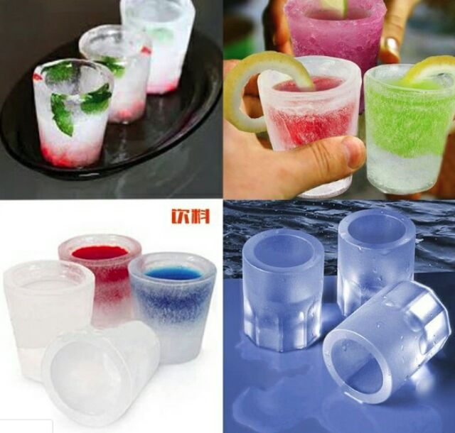 Khuôn silicon thạch 4 cốc