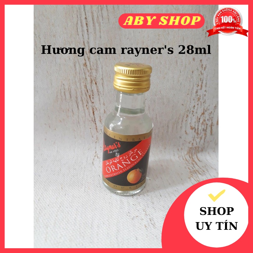 Hương cam Rayner's 28ml ⚡ GIÁ TỐT NHẤT ⚡ hương Rayner's giúp tạo hương vị cho chiếc bánh thêm phần hấp dẫn hơn
