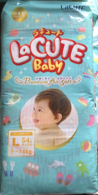 BỈM LaCUTE Baby L54 dán, mẫu mới