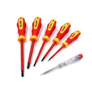 Real | TSE | Tua Vít Cách Điện 1000V Bộ 6 Cây Tolsen 38013