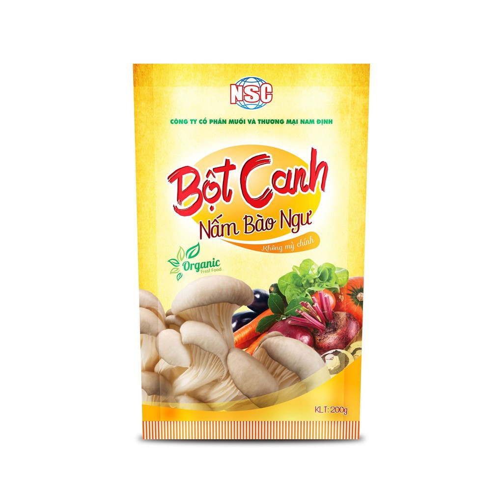 Bột canh nấm bào ngư không mì chính-organic
