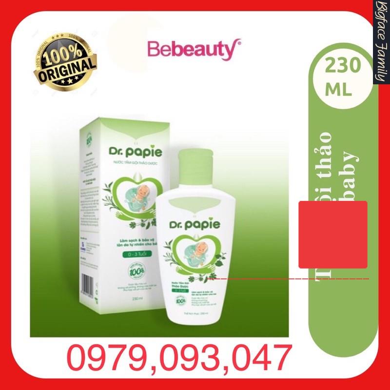 Nước tắm thảo dược Dr.Papie ( phòng chống các bệnh như rôm sảy, mụn nhọt, chàm sữa, viêm da, dị ứng t