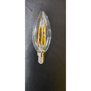 Bóng đèn Edision quả nhót đui E14, vỏ trắng, ánh sáng vàng, dimmer