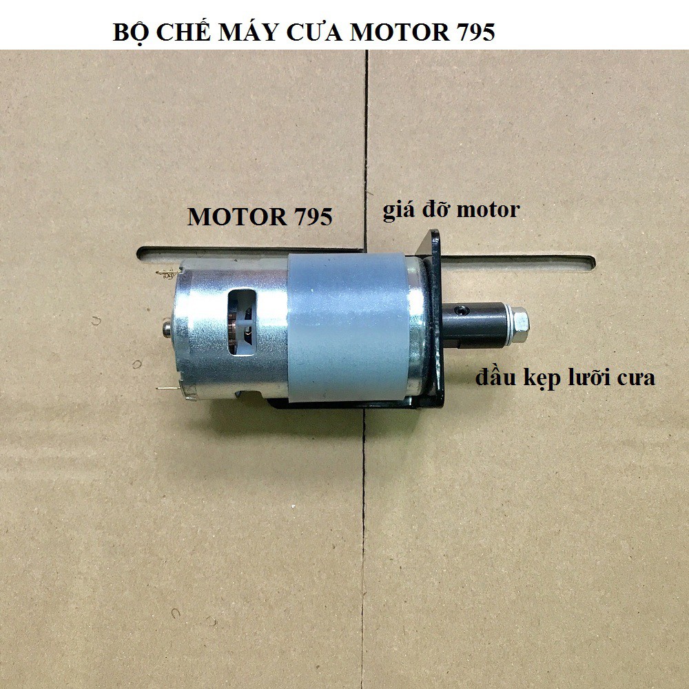 Motor 775,795,895 kèm bộ trục giữ đĩa cắt 5mm