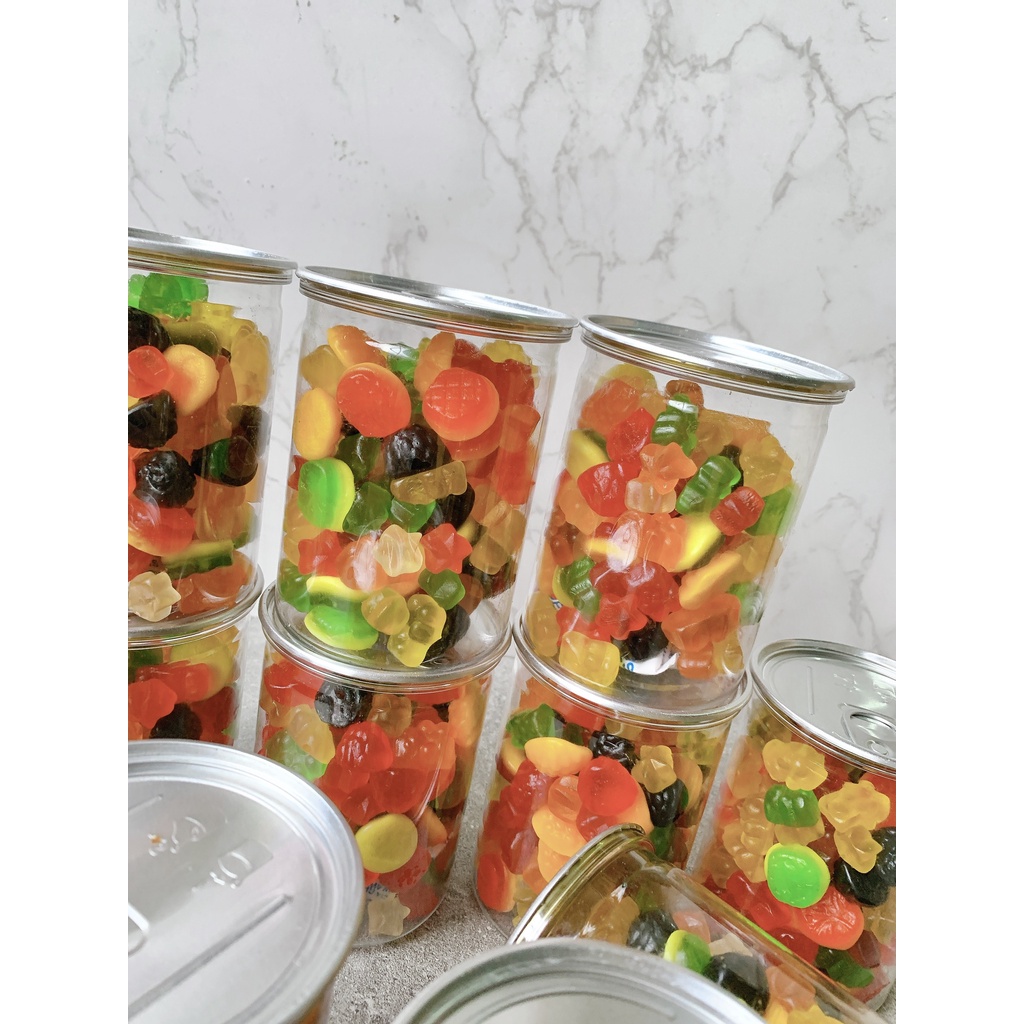 Kẹo chip chip nhiều vị 400g hũ pet tiện lợi, ăn vặt LASTFOOD Hà nội với các món ăn vặt hương vị vùng miền ngon giá tốt