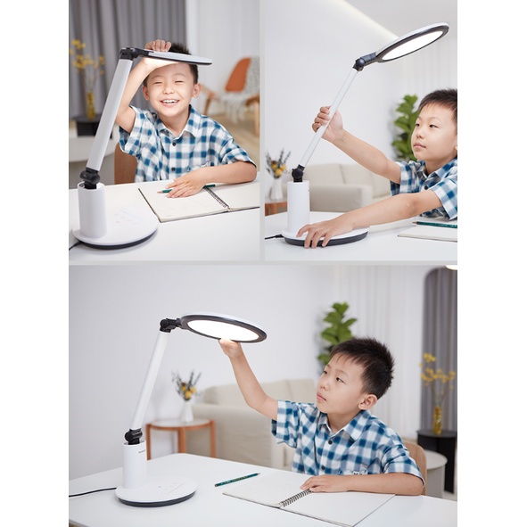 Đèn bàn led cảm biến ánh sáng bảo vệ mắt, cảm ứng trượt Panasonic HHLT0551, Hàng nhập khẩu chánh hãng