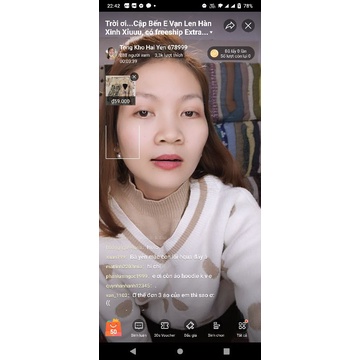 Áo Len Hàn chốt trên livestream  mỗi ngày