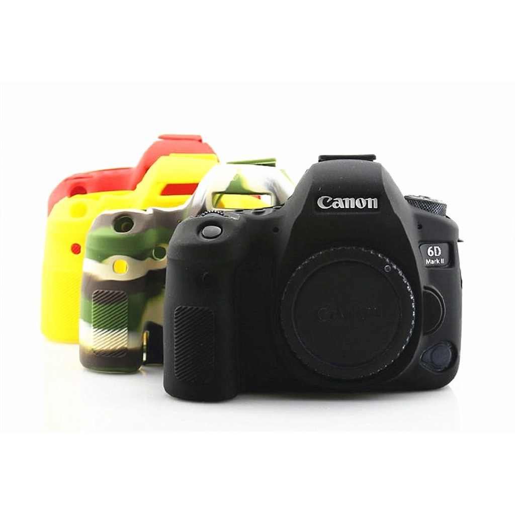 Silicone Vỏ Silicon Bảo Vệ Thân Máy Ảnh Canon Eos 6d Mark Ii 2 6dm2 6d2 Dslr