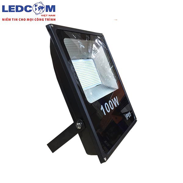 Đèn pha led ngoài trời chip smd siêu sáng 100w 0.5 ánh sáng vàng