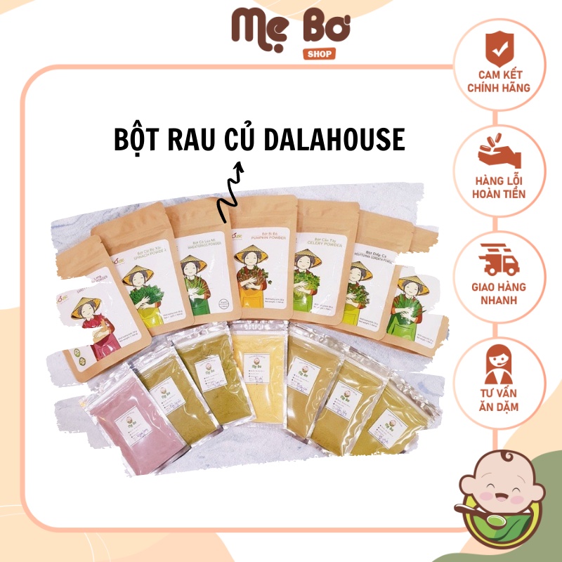 TÁCH LẺ BỘT RAU CHO BÉ ĂN DẶM GÓI NHỎ (rắc cơm,cháo..)