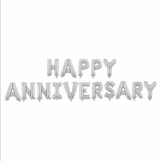 Bóng chữ HAPPY ANNIVERSARY