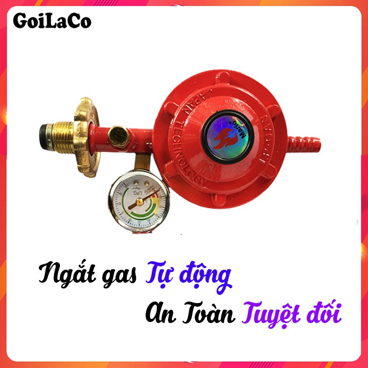 Van gas an toàn đồng hồ Mario , sản xuất theo công nghệ Đức ,điều áp ngắt gas tự động