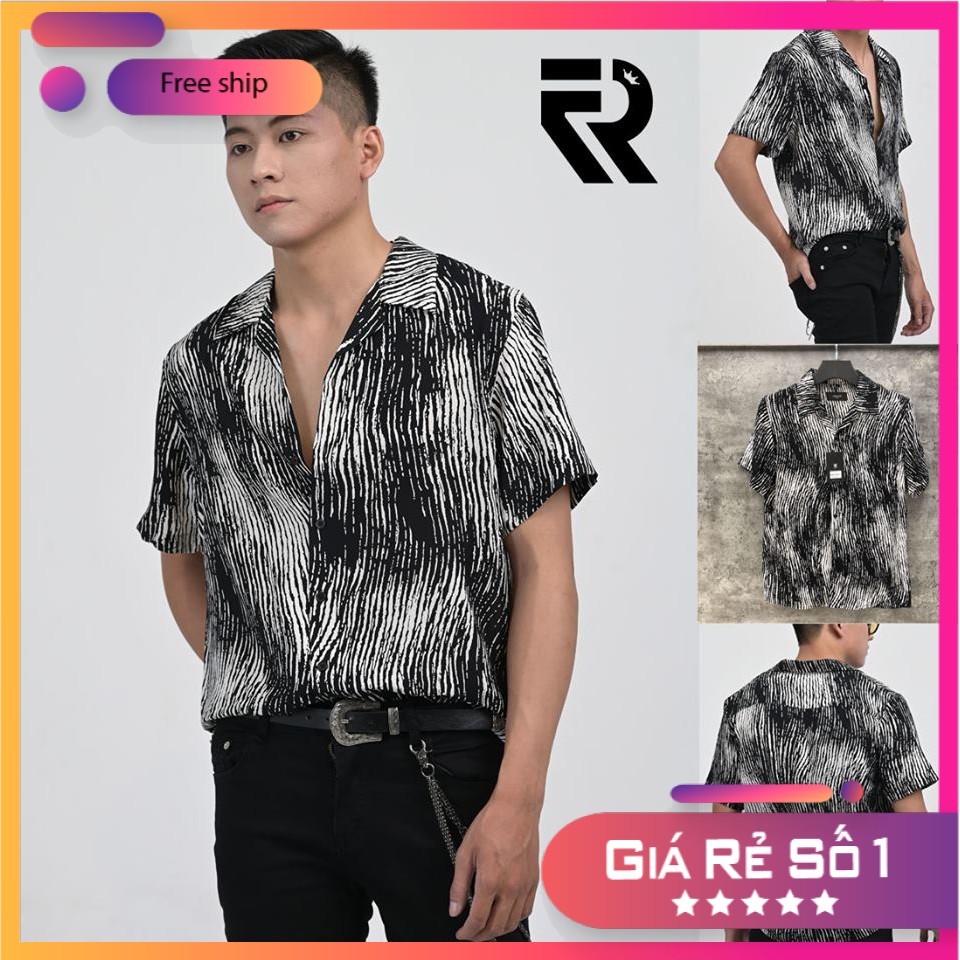 Áo sơ mi họa tiết - đi biển [CAO CẤP] Shirts Shaped- Hàng Việt Nam Chất lượng cao + FREESHIP + SALE 15%
