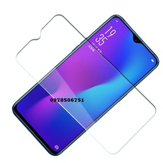 Cường lực Oppo F9 trong suốt loại tốt ( tặng keo mép giấy lấy bụi )