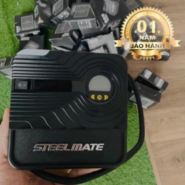 Bơm ô tô STEELMATE P05- Bơm xe ô tô, xe máy thông minh cảm biến hơi tự ngắt bảo hành 6 tháng