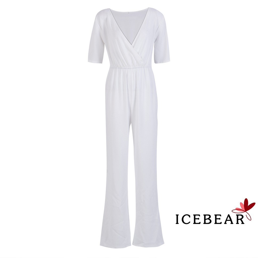 Jumpsuit dài kiểu dáng đơn giản thời trang cho nữ