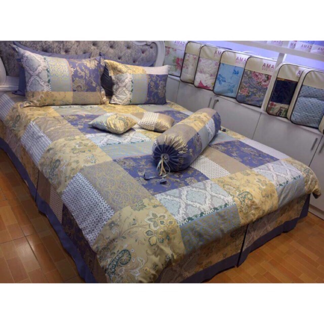 Bộ Chăn Ga Gối Trơn Alnena