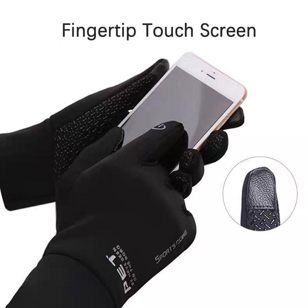 Găng Tay Silicone Dày Chống Gió Chống Trượt Chống Nước Có Thể Chạm Màn Hình Cảm Ứng Thời Trang