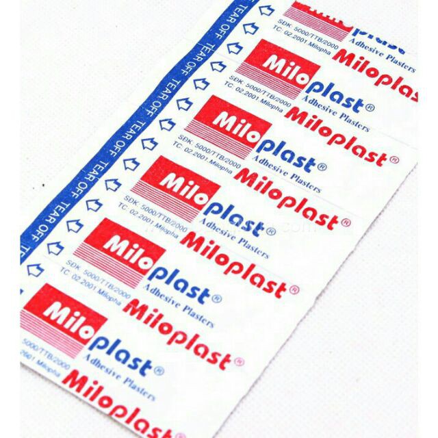 Băng cá nhân milo plast hộp 100 miếng