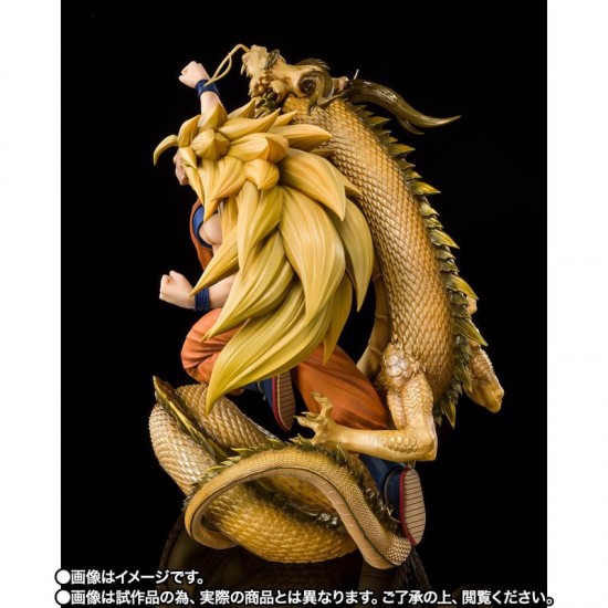 Mô hình Dragonball chính hãng - Goku ssj3 & Dragon Fist - Figurats Zero Bandai