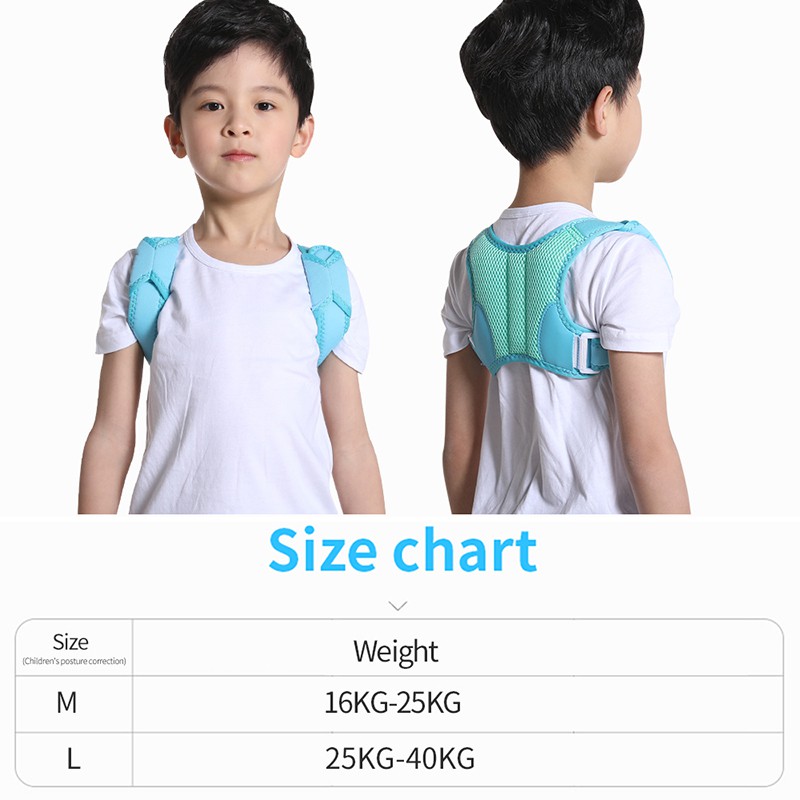 JUNLAIKANG Đai Đeo Hỗ Trợ Chỉnh Sửa Tư Thế Lưng Junlaikang Cho Trẻ Em