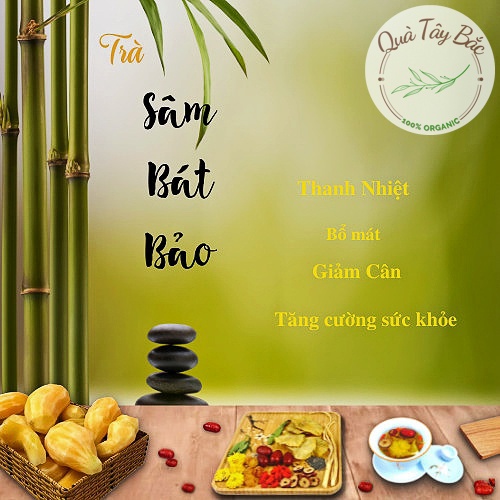 Trà Sâm Bát Bảo - Trà thảo mộc thanh nhiệt mùa hè