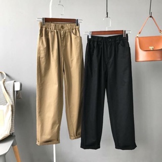 Quần baggy kaki khuy