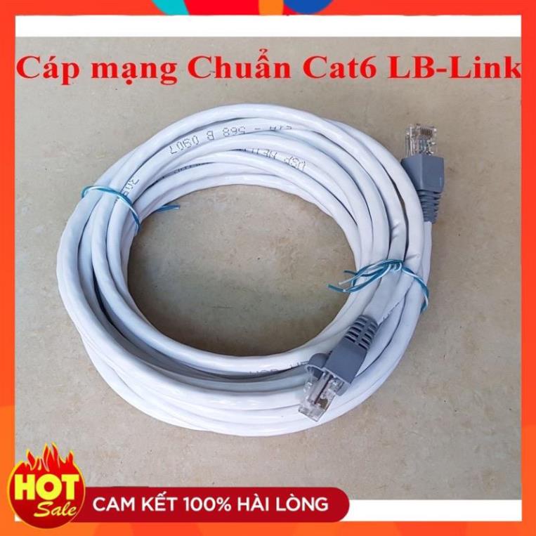 Dây Mạng Cat6 LBLINK Bấm Sẵn 2 Đầu 10M 15M 20M 25M 30M Dây Internet  Chính Hãng