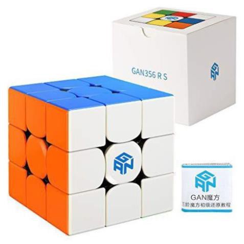 Đồ chơi Rubik 3x3x3 cao cấp Gan air 356 RS Stickerless - Rubik Ocean