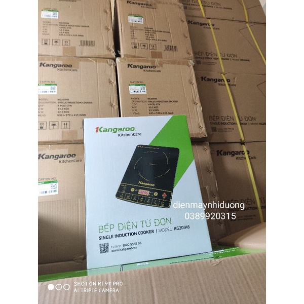 Bếp Từ Kangaroo KG20IH1 KG20IH6 KG365i KG420i KG15IC1 - Tặng Kèm Nồi Lẩu - kích hoạt bảo hành điện tử