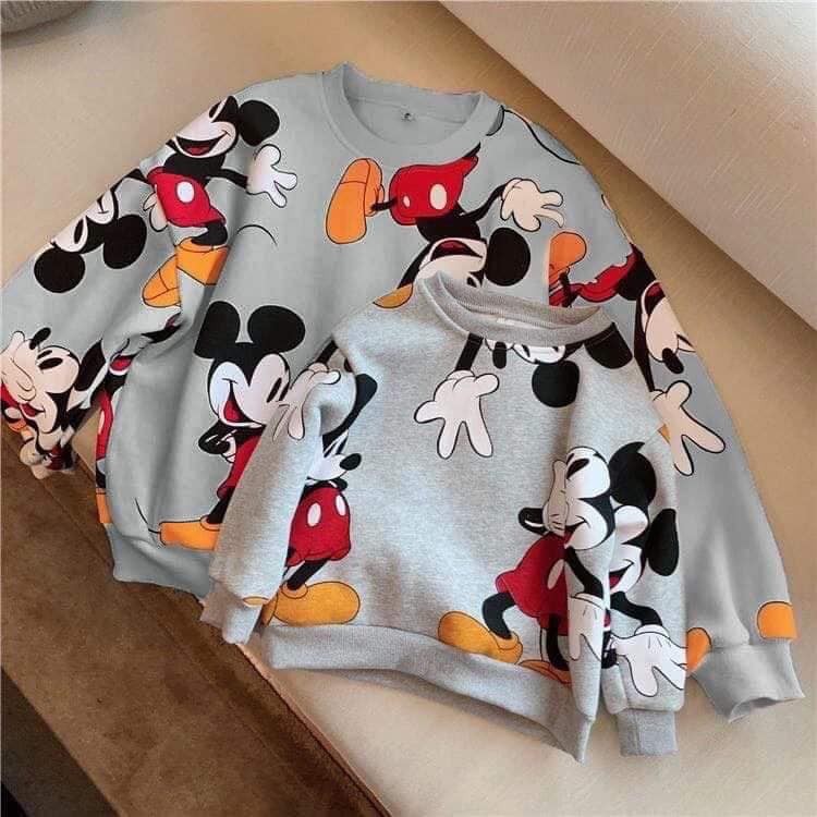 Áo nỉ đôi mẹ và bé cực đẹp