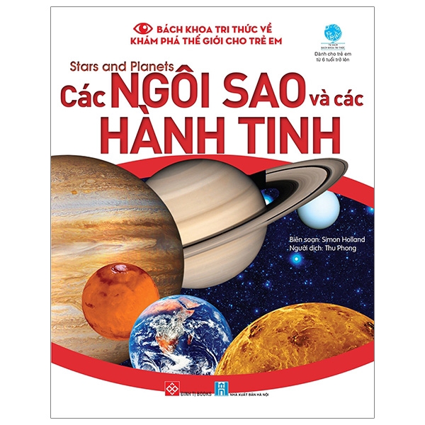 Sách - Bách Khoa Tri Thức Về Khám Phá Thế Giới Cho Trẻ Em - Stars And Planets - Các Ngôi Sao Và Các Hành Tinh