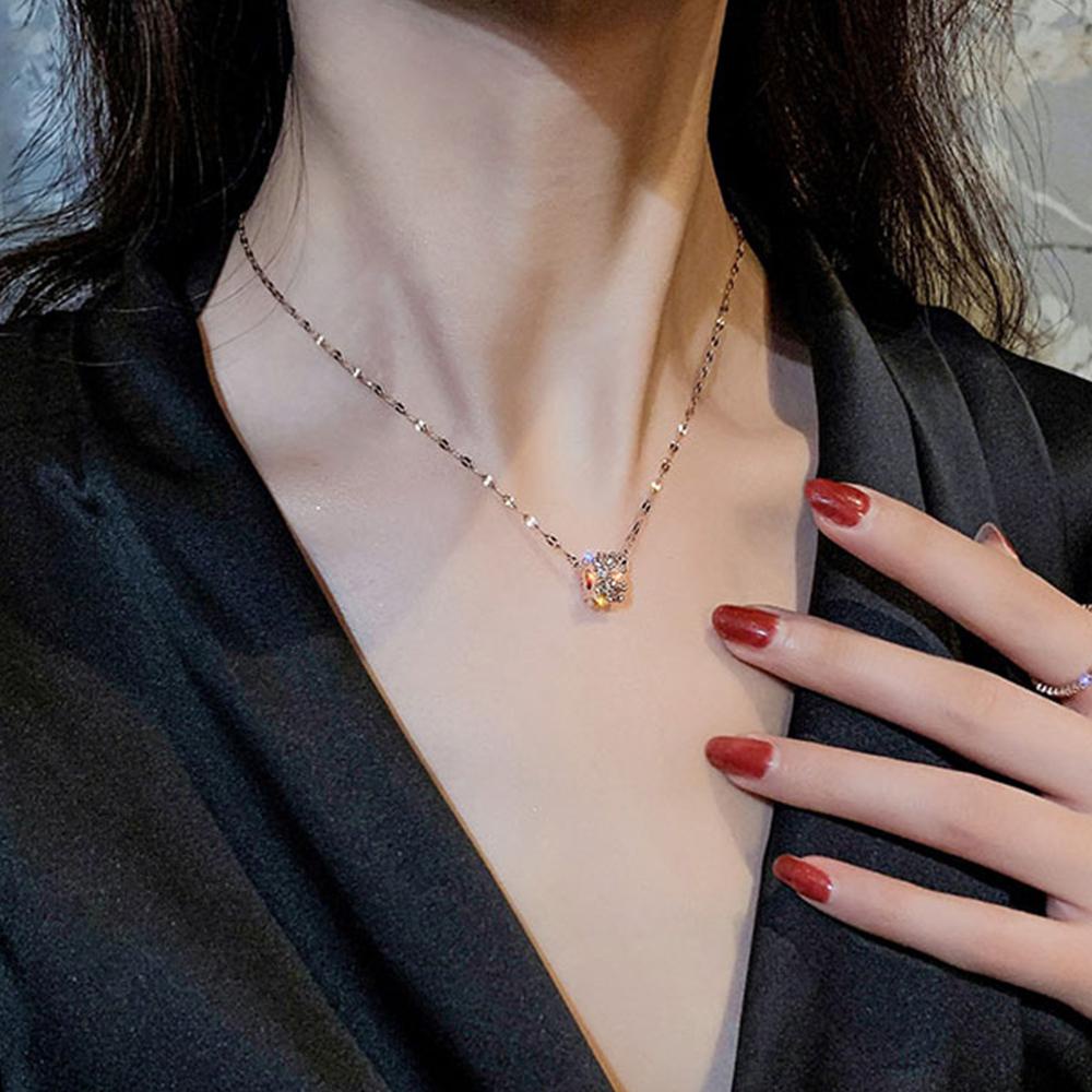 Vòng cổ Mặt Tròn Phong Cách Hàn Quốc Thời Trang