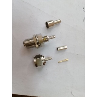 Đầu jack F connector nối dây cáp đồng trục RG316 RG174 RG58